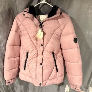 Madden Girl Dusty Rose Puffer Jacket